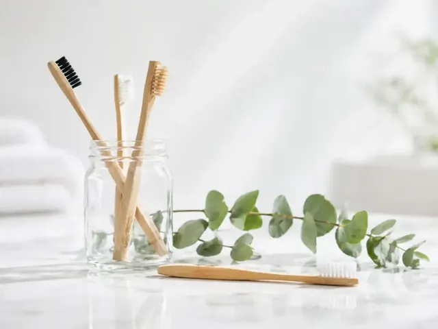 Toothbrush, dental floss and toothpaste